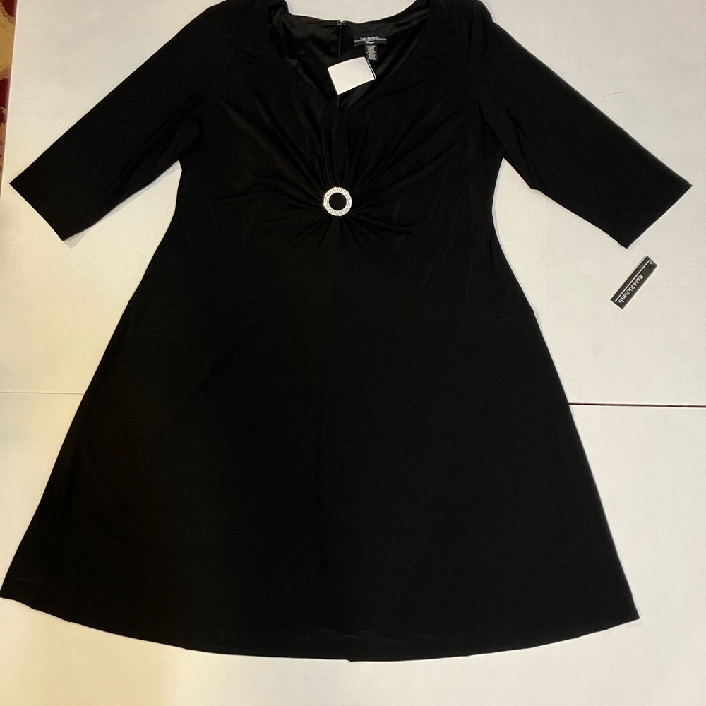 R & M Richards black dress size 20W
